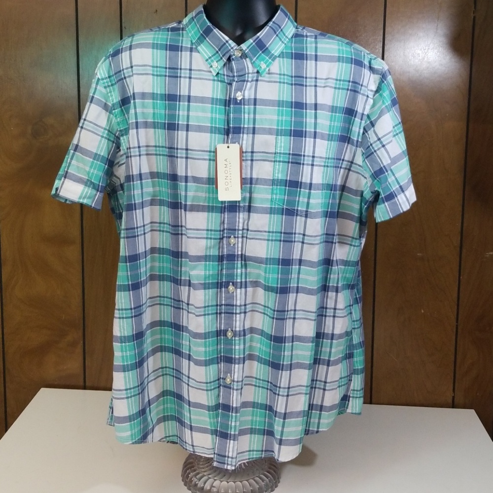 Sonoma Short Sleeve Shirt Checker